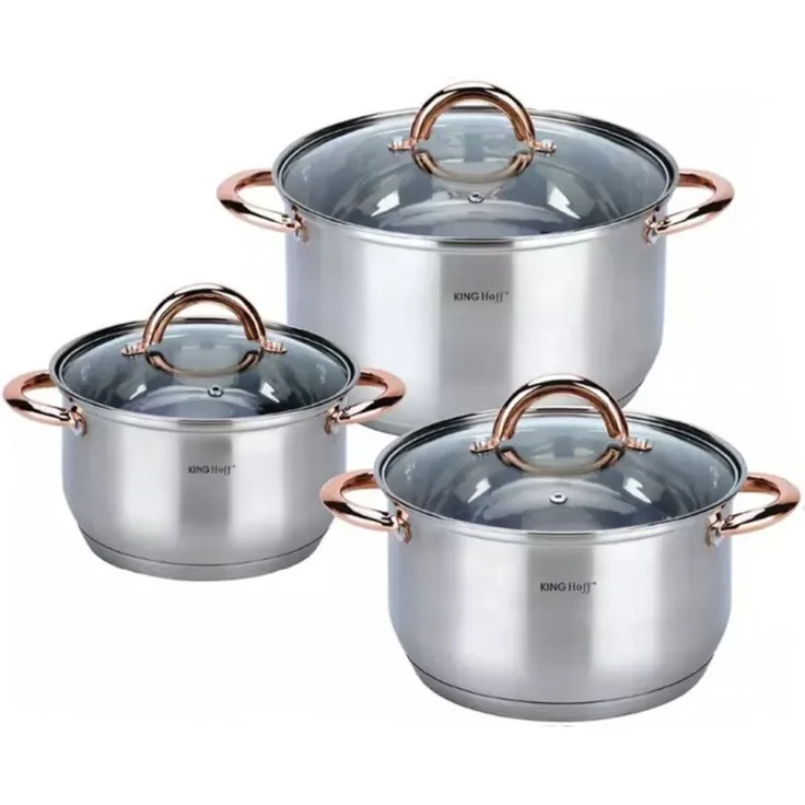 Kinghoff Kinghoff 6-teiliges Topfset 45736