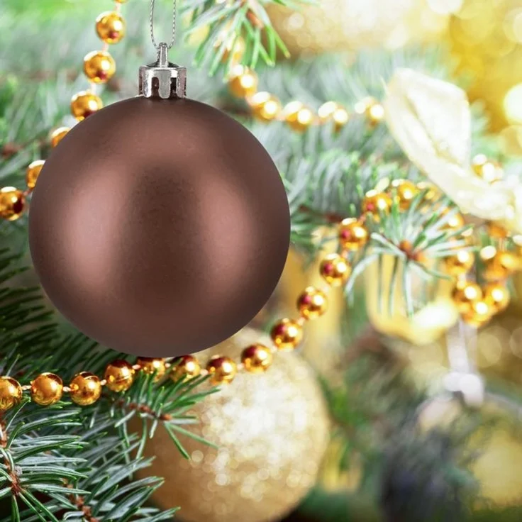 Relaxdays Weihnachtskugeln im 50er Set – Bild 2