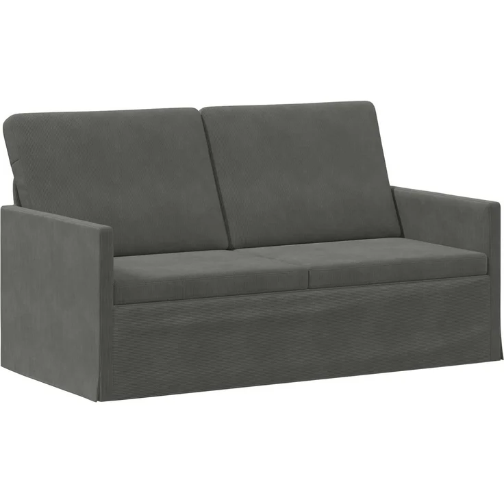 vidaXL Sofa-Set 2 pcs Dunkelgrau Cordstoff 3433249 – Bild 3