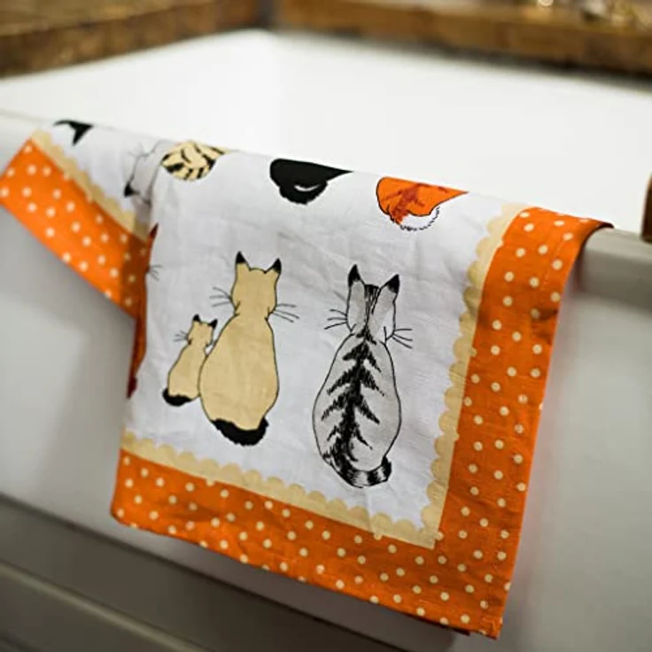 Ulster Weavers Geschirrtuch Cats in Waiting, (Set, 1-tlg, 1-teilig), 100% Baumwolle 48x74cm Küchentuch – Bild 4