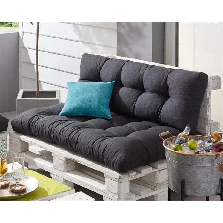 Paletten Sitzkissen “Chillout”, antrazit, Auflage, Sitzpolster