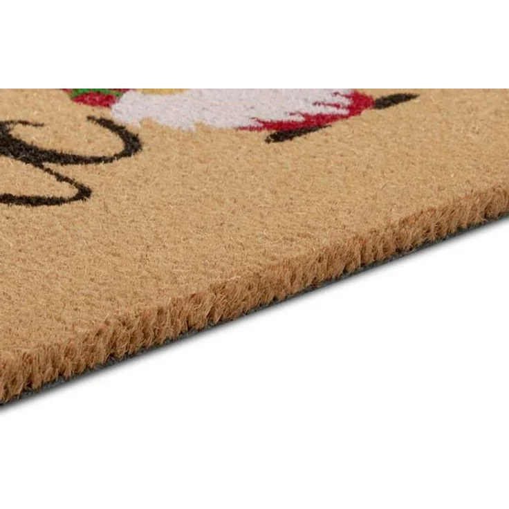 HANSE Home Fußmatte Kokos Welcome Gnome, Türmatte, rechteckig, Höhe: 15 mm, Weihnachten, Schmutzfangmatte, Outdoor, Rutschfest, Innen, Kokosmatte – Bild 3