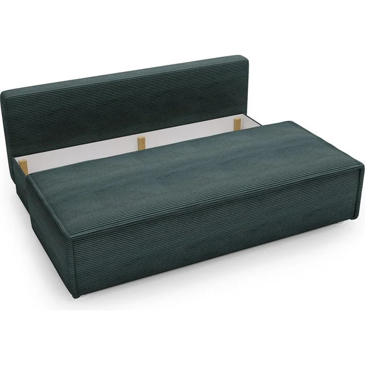 Sofa Designersofa EMMA 3-Sitzer mit Schlaffunktion in Stoff Zoom Mintgrün – Bild 3