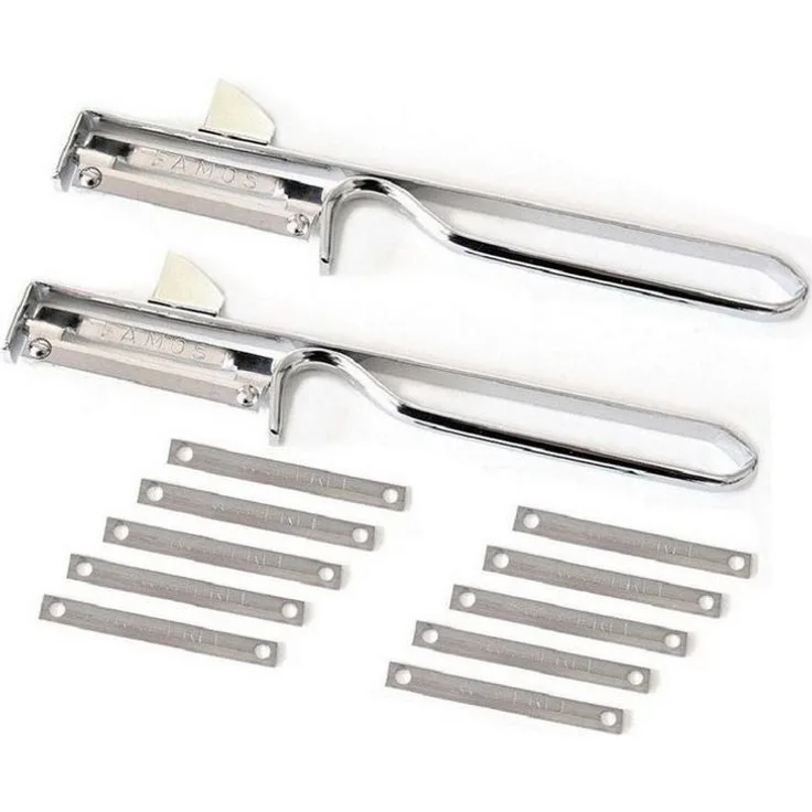 FAMOS | Doppelschäler Set | inklusive Ersatzklingen | effiziente Schäler für makellose Ergebnisse | langlebig & praktisch