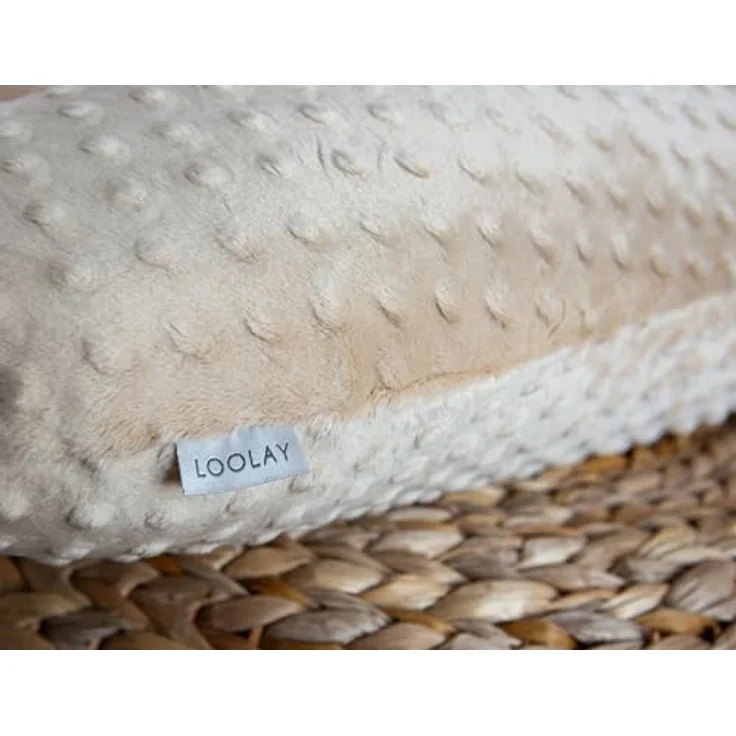 Loolay Stillkissen 100% MINKY Schwangerschaftskissen Seitenschläferkissen Schlafkissen, Medium-WEICH Füllung + 100% Polar Flece Stillkissenbezug (hochwertiger MINKY Stoff 350 g/m2), PREMIUM GESCHENK Stillkissen 170 o. 190 cm + abnehmbar MINKY Bezug, LO... – Bild 6
