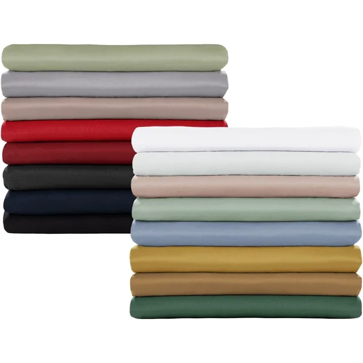 Blumtal Bettlaken Pflegeleichtes Betttuch, Oeko-TEX zertifiziert, Gummizug: ohne, aus weichem, gebürstetem Mikrofaser-Gewebe ohne Gummizug