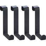 WENKO Türhaken, Türgarderobenhaken, 4er Pack