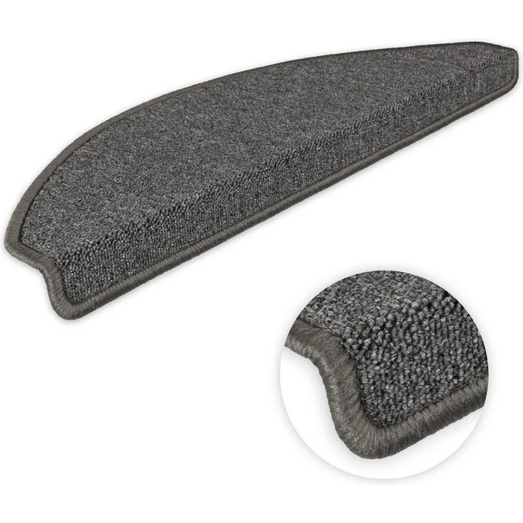 Metzker® Stufenmatte Stufenmatten Ariston im Sonderformat 64/20cm Halbrund, halbrund, Höhe: 5 mm, 15 Stück im Set – Bild 1