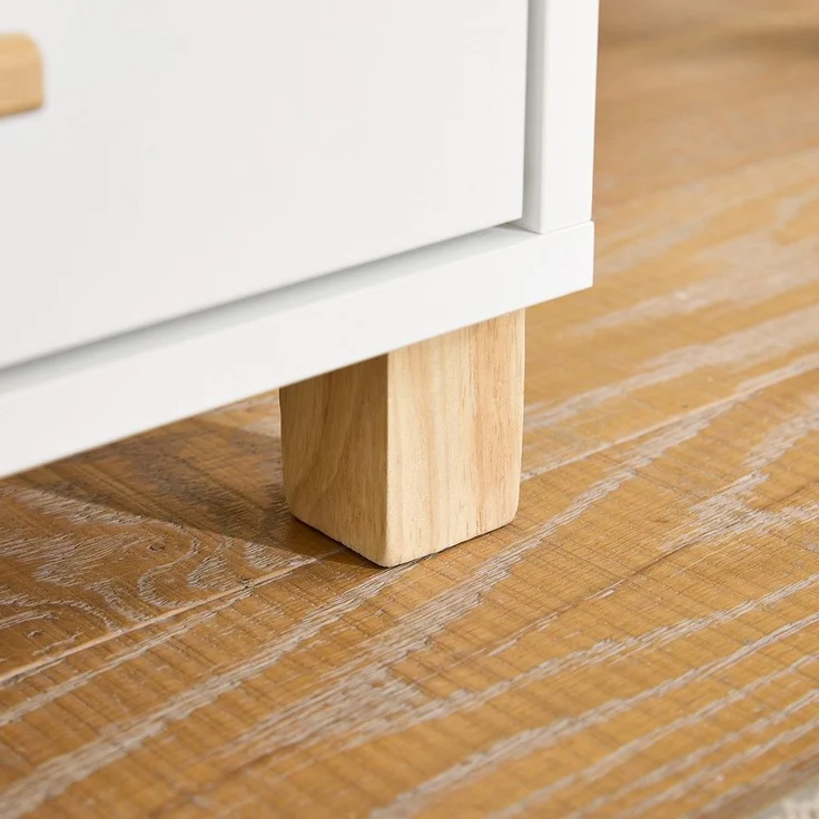 SoBuy ASK07-WN Schubladenschrank Büro, MDF, Lackiert, Weiß, 65 x 58 x 35 cm – Bild 9