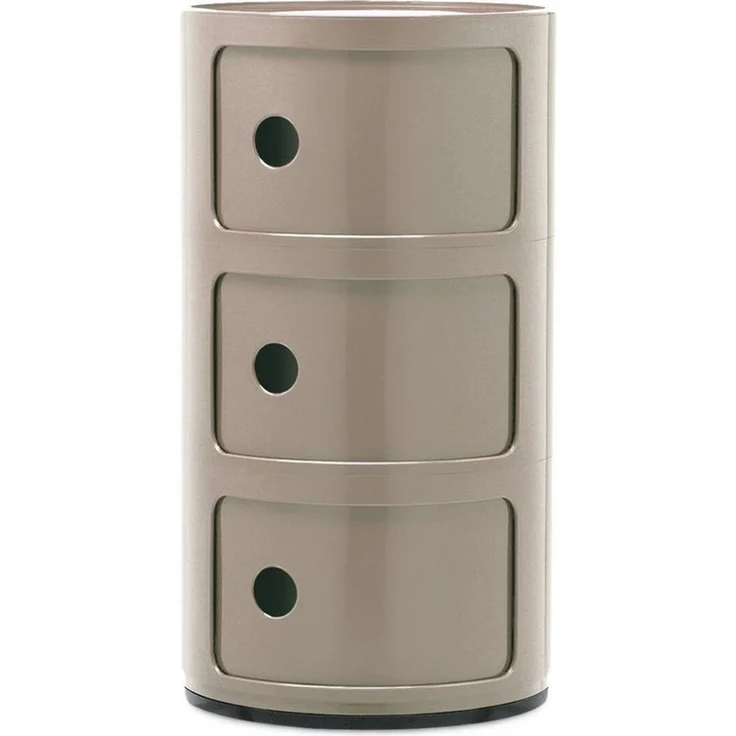 Kartell Componibili, Container 3-fächer, Taupe – Bild 1