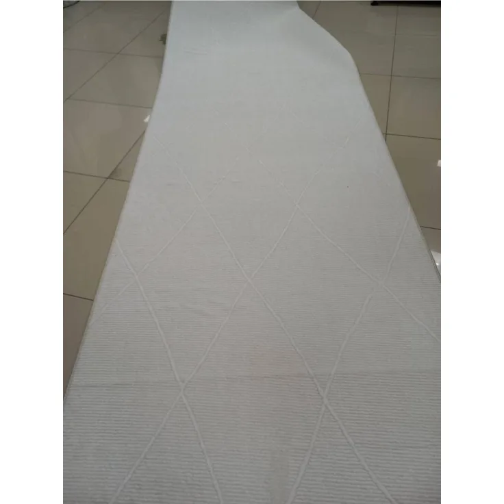 Gel-Läufer mit rutschfester Rückseite 120 x 400 cm Baumwolle Grau 88781628 [en. casa]