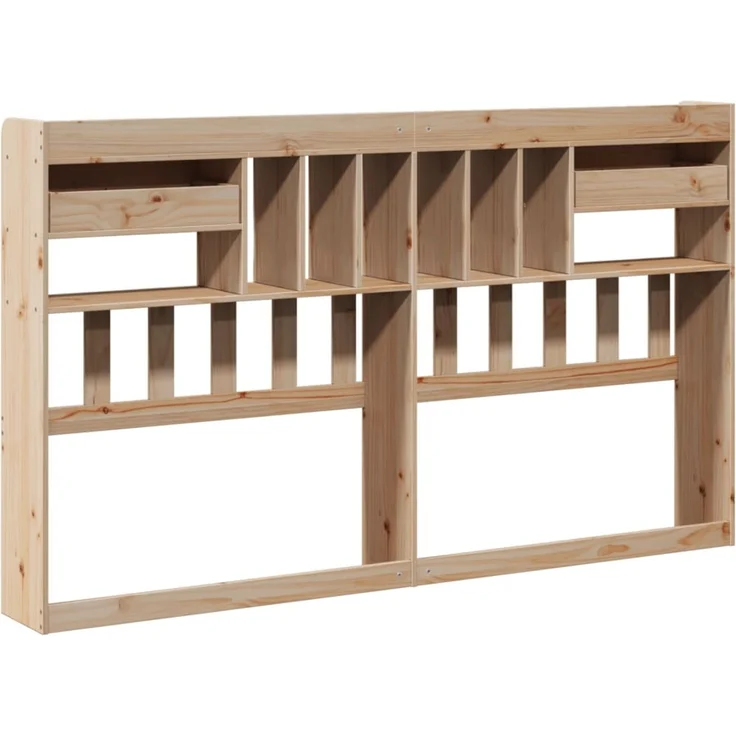 vidaXL Kopfteil mit Stauraum 180 cm Massivholz Kiefer 855502 – Bild 6