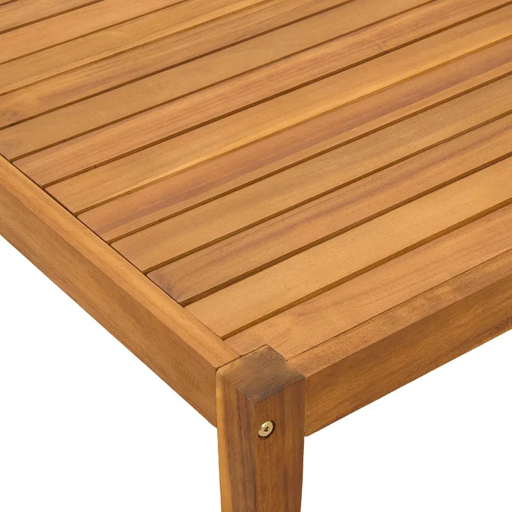 vidaXL Gartentisch Massivholz Akazie Natur 60 x 60 x 30 cm 3407791 – Bild 5