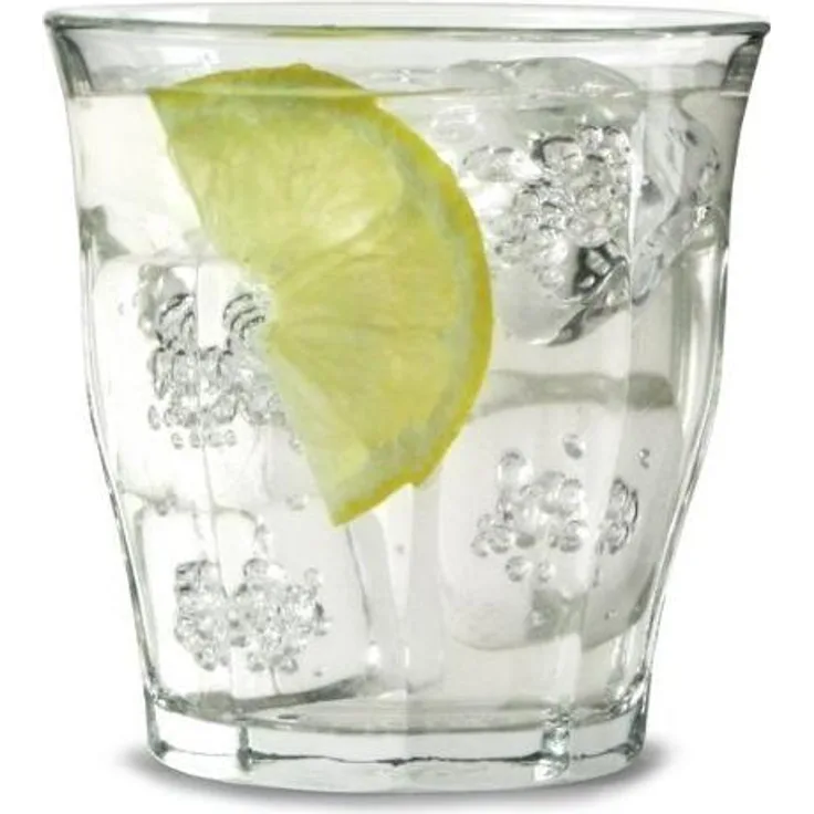Picardie-Tumbler von Duralex, Tumbler-Gläser aus starkem Glas, Inhalt 310 ml, 94 mm hoch, 6 Stück
