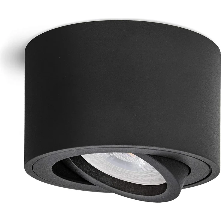 linovum LED Aufbaustrahler 6x Aufbauleuchte SMOL schwenkbar Schwarz LED 4W warmweiß Deckenspot, Warmweiß – Bild 7