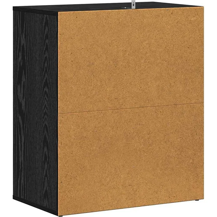 vidaXL Schuhschrank Schwarz Eichen-Optik 60 x 35 x 70 cm Holzwerkstoff 862683 – Bild 8