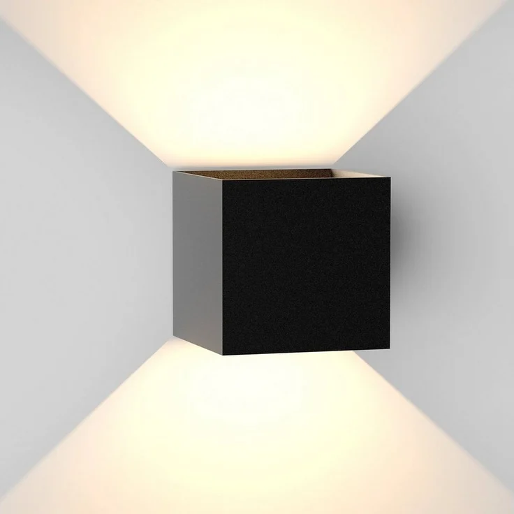 Nettlife Wandleuchte Led Wandleuchte Up Down Strahl 7W, und, LED fest integriert, Warmweiß, für Schlafzimmer Wohnzimmer Flure – Bild 1