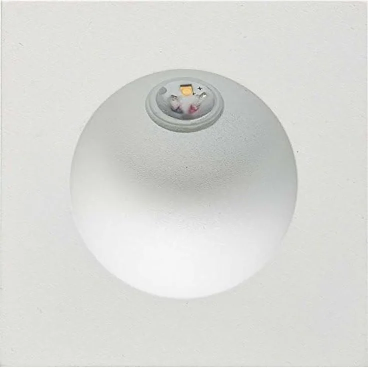 EVN P-LED Wandeinbauleuchte IP54 700mA 2W 3000K P20402 ws
