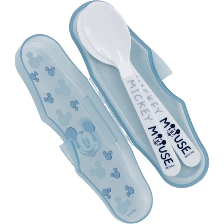 Disney Mickey Mouse Kinderlöffel Set 2-teilig im Reiseetui – Bild 2