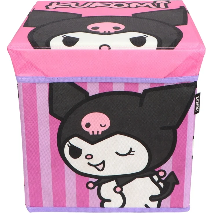 Kuromi Aufbewahrungsbox mit Sitzfunktion und Stauraum 30 × 30 × 30 cm – Bild 2