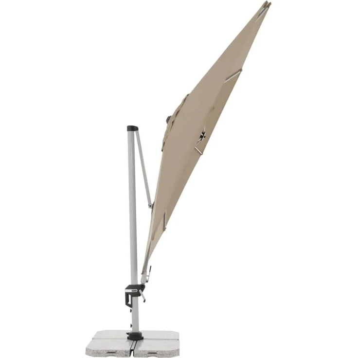 Doppler Sonnenschirm / Ampelschirm "Active Pendelschirm 370", greige, Ø 370 cm – Bild 2