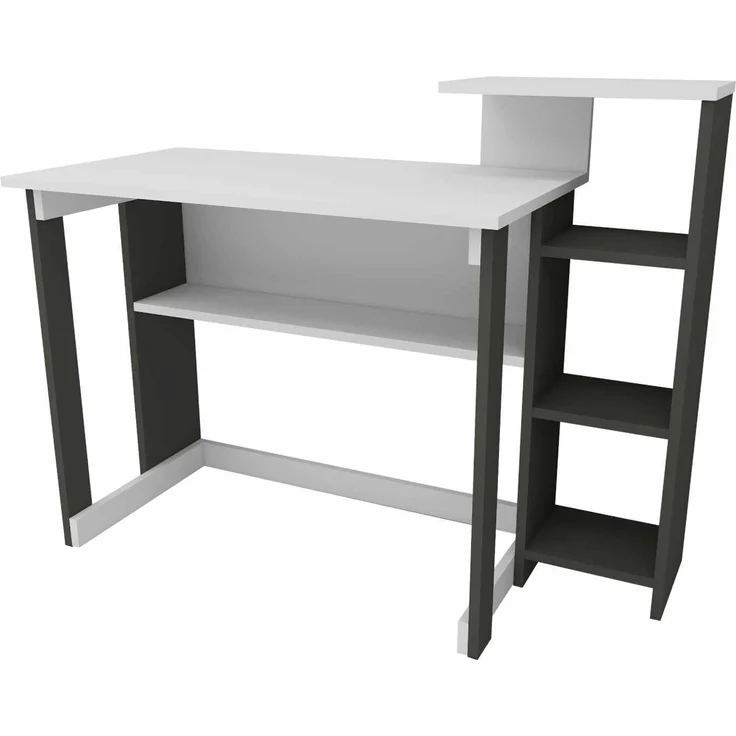 Skye Decor 'Saye - Anthracite, White' Schreibtisch, Anthrazit / Weiß, 106 x 92,5 x 50 cm – Bild 7