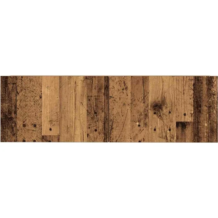 vidaXL 7-tlg. TV-Schrank-Set Wandmontage Altholz-Optik Holzwerkstoff 3329211 – Bild 8