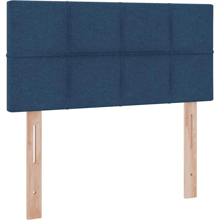 vidaXL LED-Speicherbett mit Matratze Blau 90 x 190 cm Stoff 3371117 – Bild 10