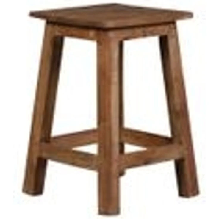 Teakholz Hocker Rocco, Teakholz, 29 x 29 x 48 cm – Bild 6