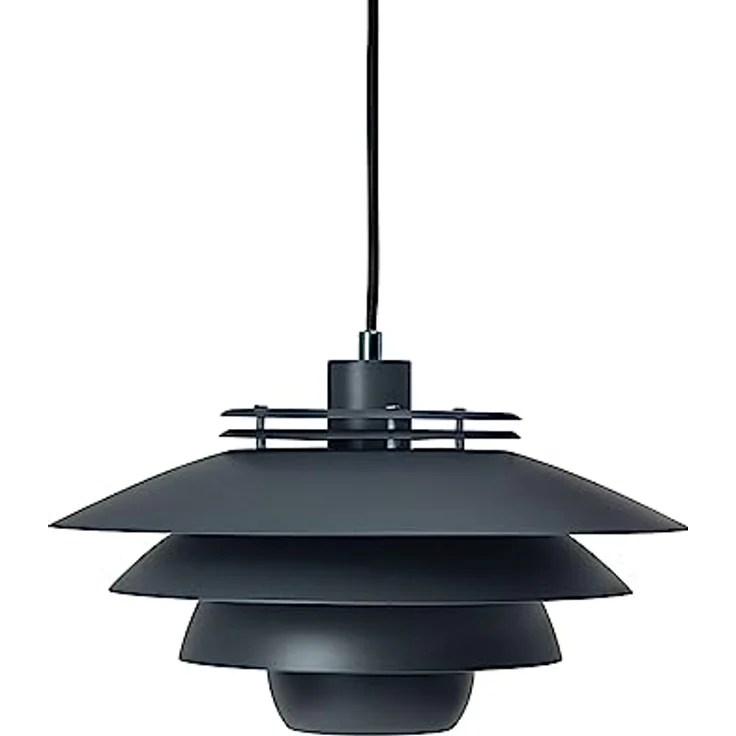 Dyberg Larsen Ejka Pendelleuchte LED, Hängelampe im skandinavischen Design, grau – Bild 1