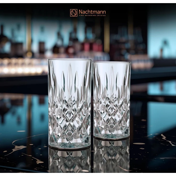 Nachtmann Noblesse Colors Longdrinkglas 395 ml 2er Set - Taupe – Bild 5