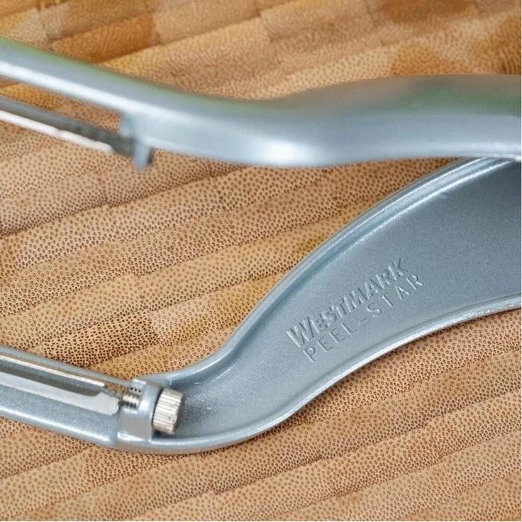 WESTMARK Sparschäler »Peel-Star Alu« + 2 Ersatzklingen, Spargelschäler, spülmaschinengeeignet, 5 Jahre Garantie, BPA-frei – Bild 2