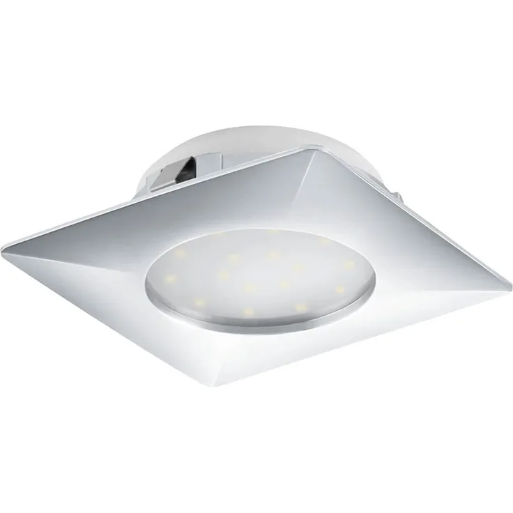 LED Decken-Einbaustrahler, chrom, Einbautiefe 12cm
