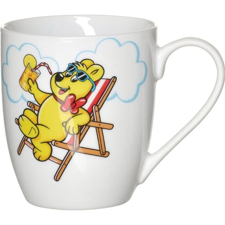 Ritzenhoff & Breker Becher HARIBO Clouds, Relax, 500 ml, 1-tlg, Porzellan, spülmaschinenfest – Bild 1