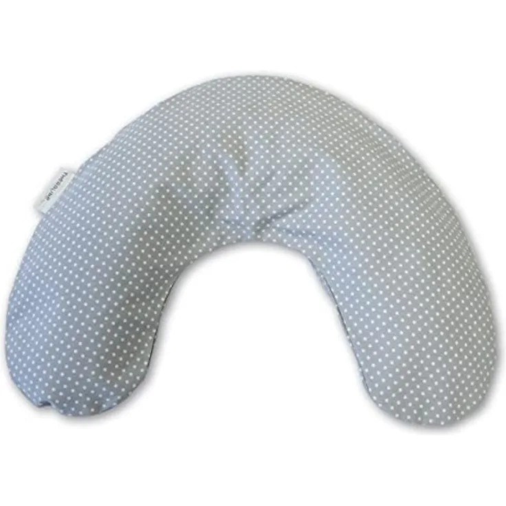 Theraline Bezug für Nackenkissen mittel Punkte grau