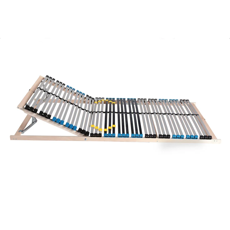Premium Lattenrost 140x200, Lattenrahmen Buche, 7 Komfortzonen, 42 Latten, Federholzrahmen Made in Germany, Lattenrost Kopfteil verstellbar, Traglast 150Kg – Bild 3