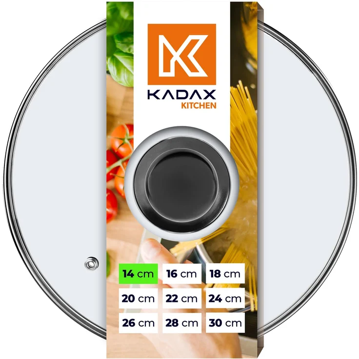KADAX Glasdeckel 14 cm Universaldeckel – Bild 3