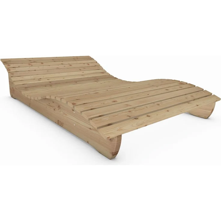 Gartenliege "Relax-Gertl" (Lärche) 1-teilig Liegebreite 120 cm Himmelsliege – Bild 8