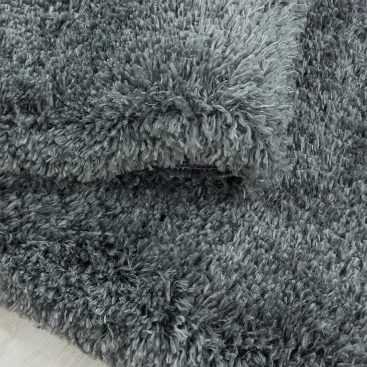 SIMPEX24 Teppich Unicolor - Einfarbig, Läufer, Höhe: 30 mm, Teppich Wohnzimmer Einfarbig Shaggy Verschidene Farben und Größen – Bild 2