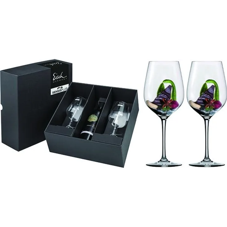 Eisch Rotweinglas 2er Set Cuvée Superior Sensis plus, Weinglas, Kristallglas, 600 ml, 25003020