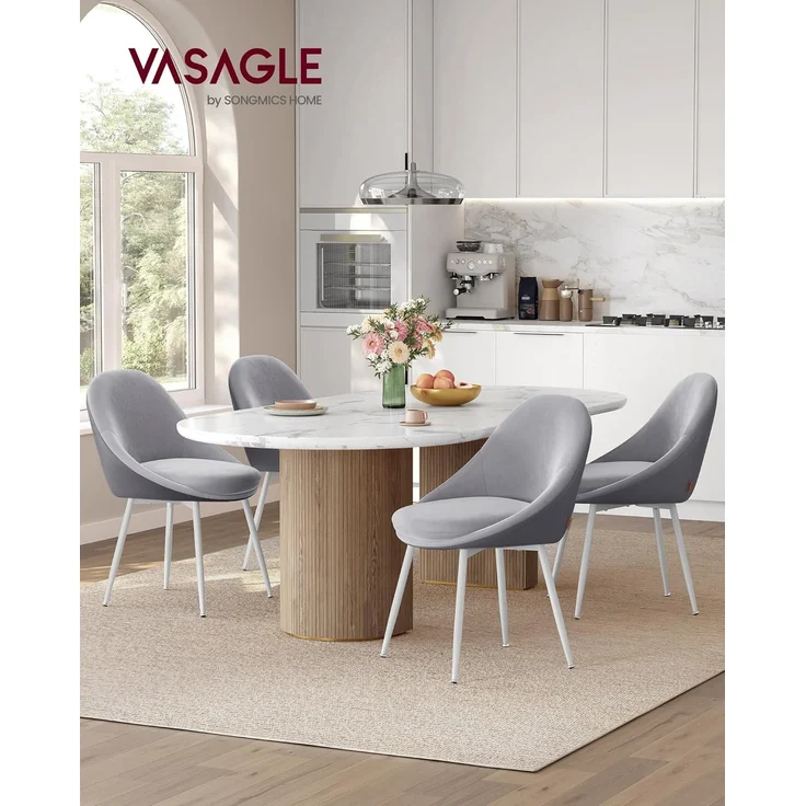 VASAGLE Esszimmerstuhl 2er Set/ 4er Set Küchenstuhl (4 St), stuhl bis 120 kg – Bild 2