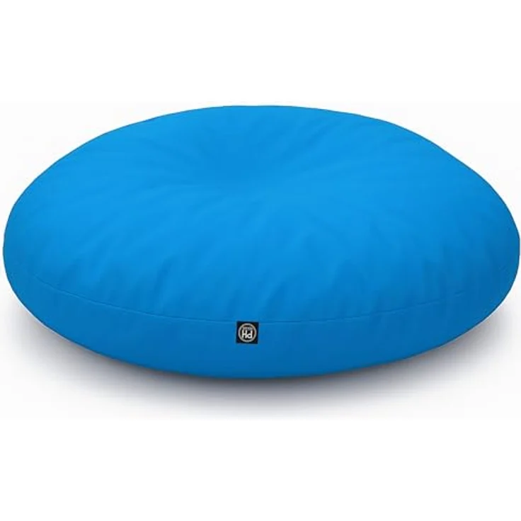 PATCH HOME 2 in 1 Funktion Sitzsack Sessel Bean Bag Sitzsäcke Gaming mit Reißverschluss bereits befüllt - Ø 125cm - Königsblau – Bild 8