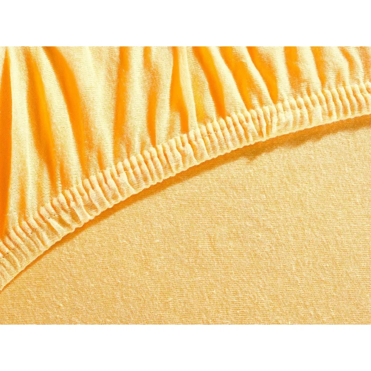 Visaggio Spannbettlaken Jersey aus 100% Baumwolle Spannbetttuch Bettlaken, Jersey, Gummizug: rundum, Spannbettlaken, für Matratzenhöhen bis 22 cm, Steghöhe 30 cm – Bild 3
