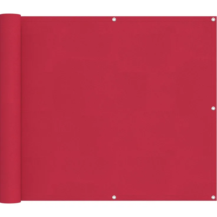 vidaXL Balkonsichtschutz Bordeauxrot 90x400 cm 42030894