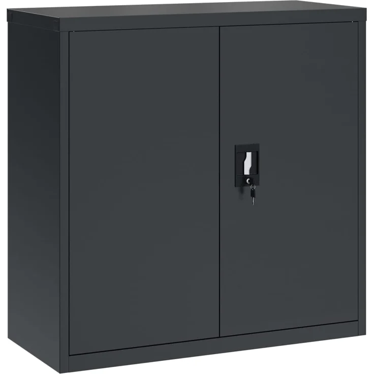 vidaXL Aktenschrank Anthrazit 90x40x130 cm Stahl 3188329 – Bild 6
