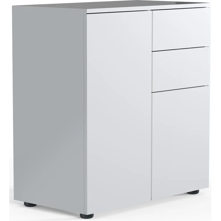 VCM Kommode & Sideboard Dalosa 918337 Weiß H. 77 x B. 70 x T. 39cm – Bild 2