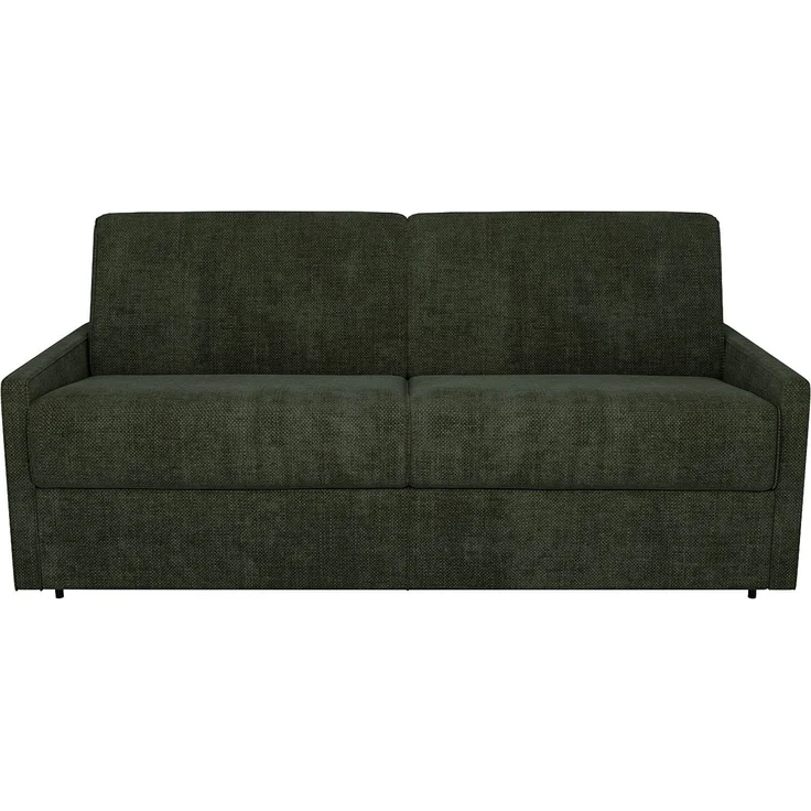 Vente-unique - CALIFE - Schlafsofa - Plastik - Kunststoff (PVC) - Tannengrün - 156 x 223 x 99 cm – Bild 4