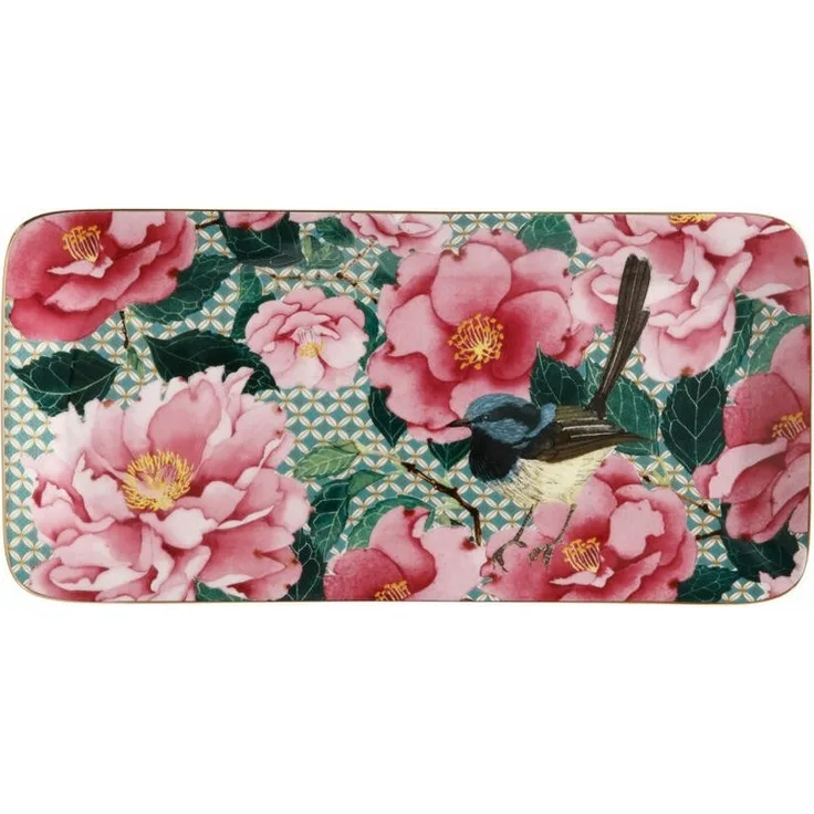 Maxwell & Williams HV0174 Platte 25 x 12 cm SILK ROAD Aqua, Porzellan, in Geschenkbox