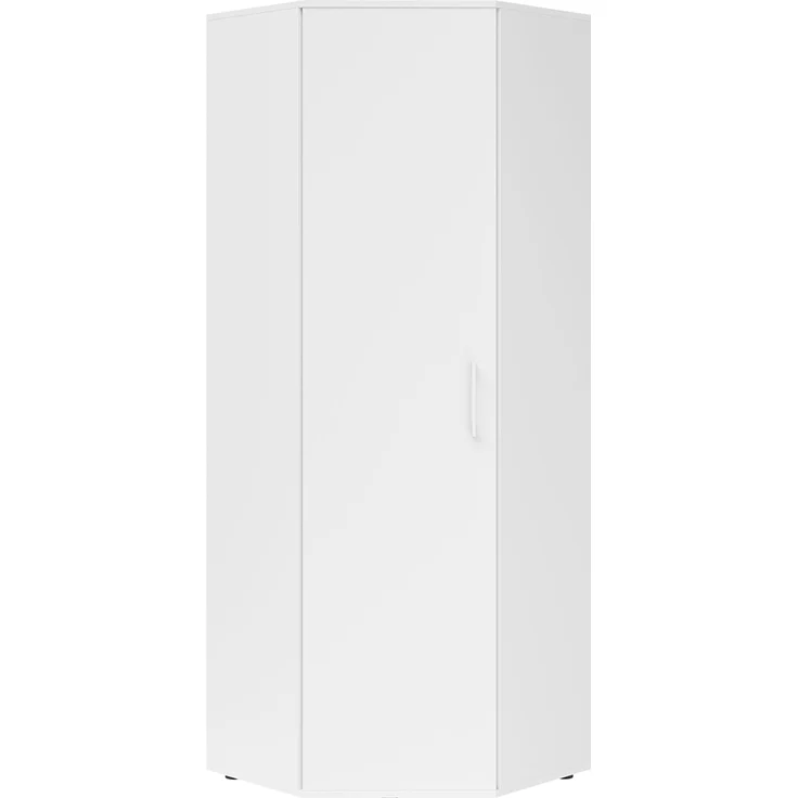 Bellamio 'Apol' Eckschrank, weiß, 176x63x63 cm, Mehrzweckschrank mit 5 Fächern, inkl. 2 verstellbaren Einlegeböden – Bild 8