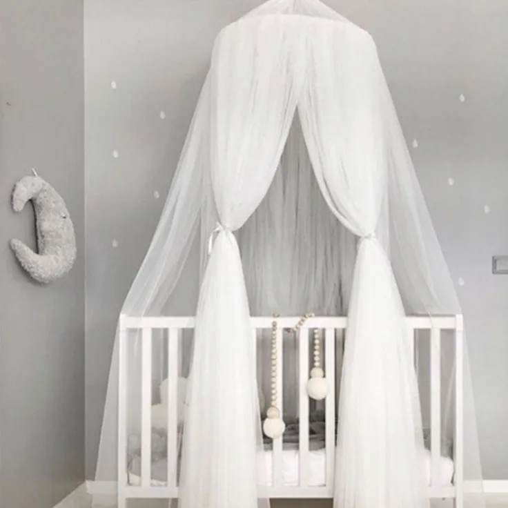 FELIXLEO Betthimmel Baldachin Kinderzimmer Deko Saumlänge 250cm*65 CM (1-tlg)